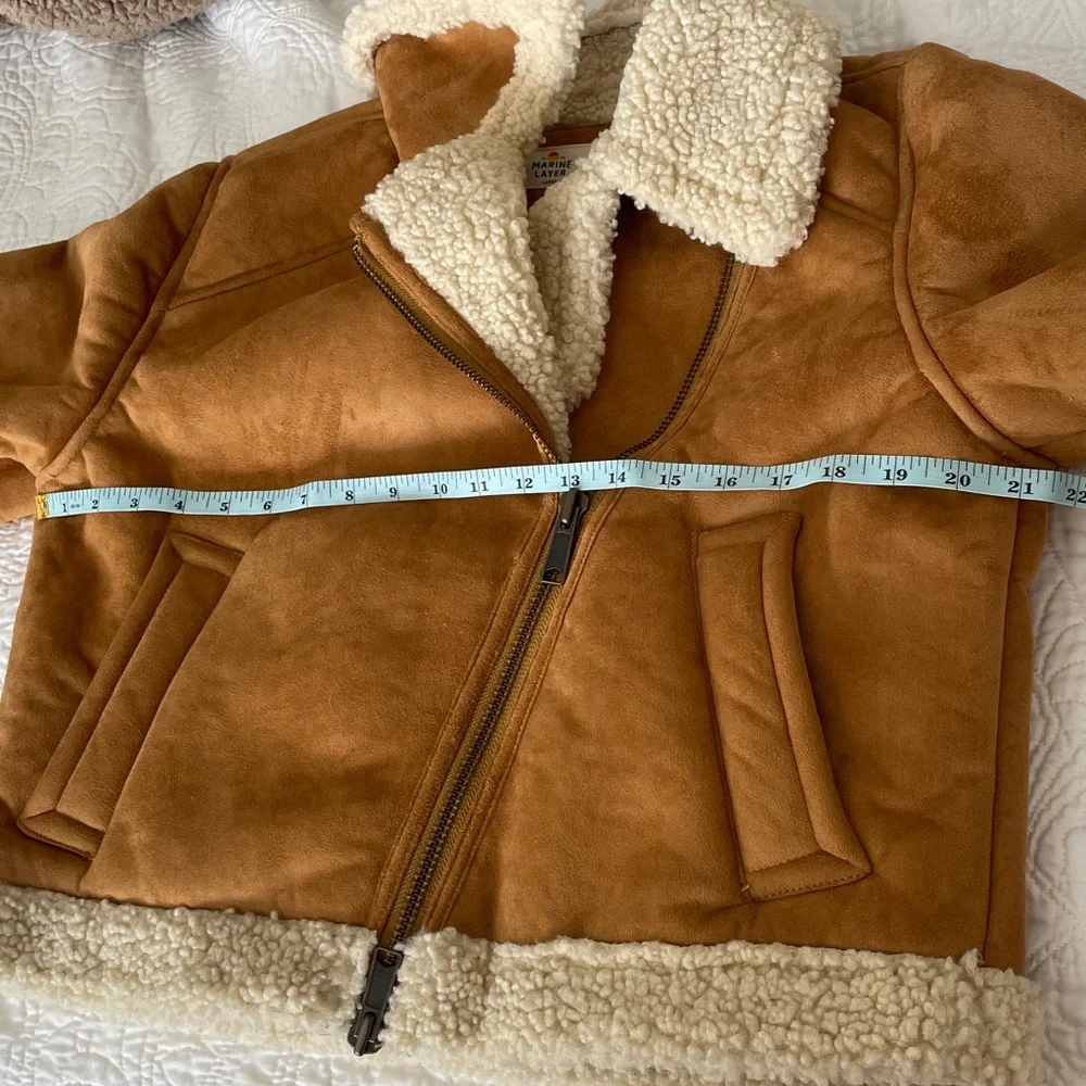 New Marine Layer Sherpa Moto Jacket size Large - Picture 13 of 16